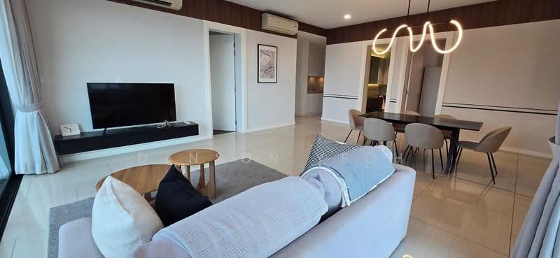 Condominium for Rent at One Central Park - Denson Yeoh - Living Room - PropertyGuru.com.my