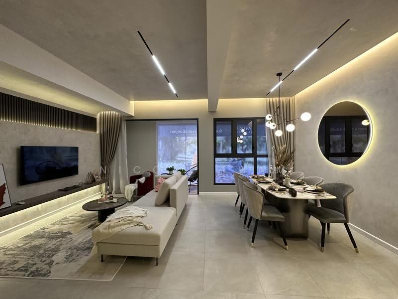 Service Residence for Sale at Amika Residences - Nicole Tham - Living Room - PropertyGuru.com.my