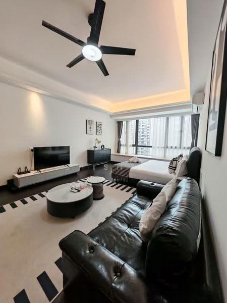 Service Residence for Sale at R&F Princess Cove Phase 2-Seine Region - Shishi . - Living Room - PropertyGuru.com.my