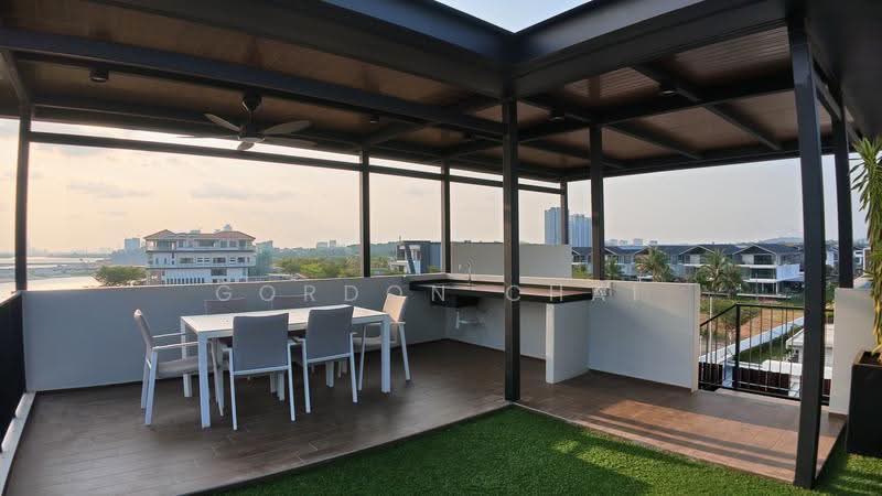 3-storey Terraced House for Sale in Senibong Cove (Masai) - Gordon Chai - Balcony - PropertyGuru.com.my