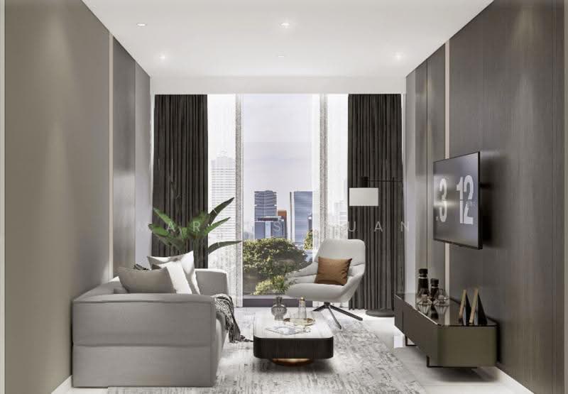 Kediaman Servis untuk Dijual di Jewel by Oxley KLCC - Marcus Guan - Living Room - PropertyGuru.com.my
