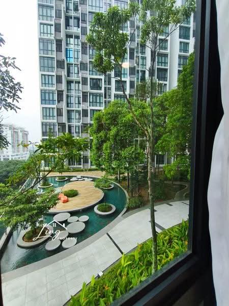 Service Residence for Rent at H2O Residences - SW Ling - View from the Master Bedroom - PropertyGuru.com.my