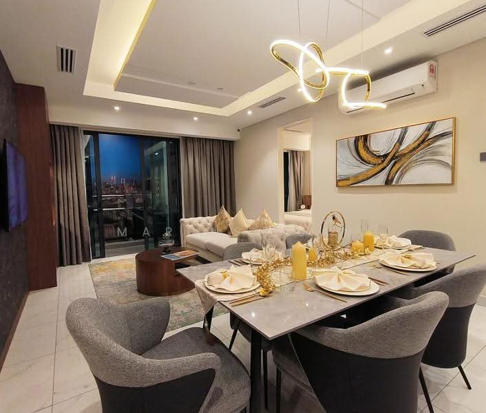 Service Residence for Sale at Times Square 2 - Marcus Guan - Living Room - PropertyGuru.com.my