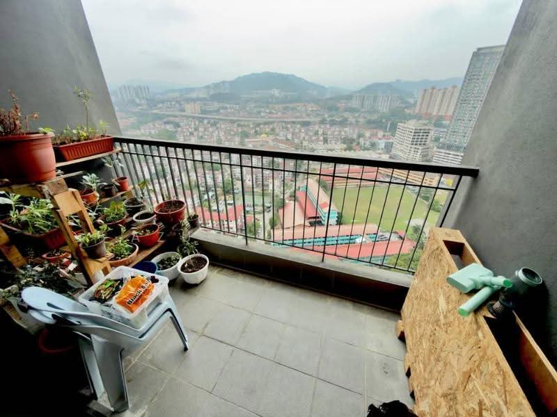 Condominium for Sale at Residensi Rampai (The Parc Tower) - Azura Hariri - Balcony - PropertyGuru.com.my