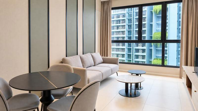 Kediaman Servis untuk Dijual di Millerz Square Serviced Residence - Kok KH - Living Room - PropertyGuru.com.my