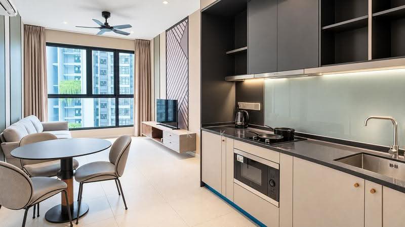 Kediaman Servis untuk Dijual di Millerz Square Serviced Residence - Kok KH - Living Room - PropertyGuru.com.my