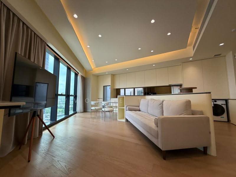 Service Residence for Rent at TRX Residences - Yvonne Toh - Living Room - PropertyGuru.com.my