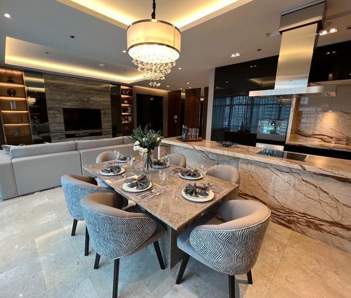 Kediaman Servis untuk Dijual di The Ritz-Carlton Residences - Marcus Guan - Living Room - PropertyGuru.com.my