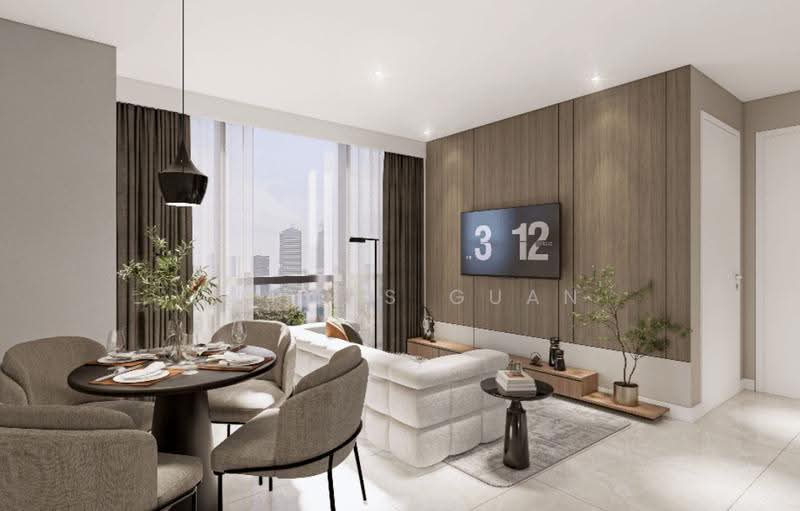 Kediaman Servis untuk Dijual di Jewel by Oxley KLCC - Marcus Guan - Living Room - PropertyGuru.com.my