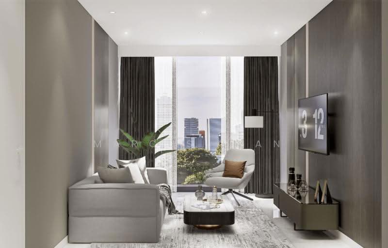 Kediaman Servis untuk Dijual di Jewel by Oxley KLCC - Marcus Guan - Living Room - PropertyGuru.com.my