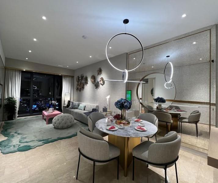Service Residence for Sale at TRX Residences - Marcus Guan - Living Room - PropertyGuru.com.my