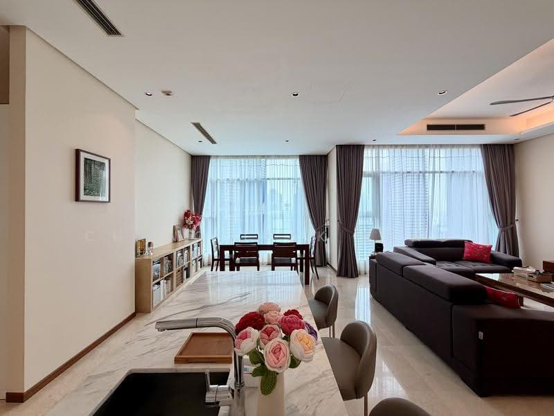 Service Residence for Sale at Quadro Residences - Chong Teck Seng - Living Room - PropertyGuru.com.my