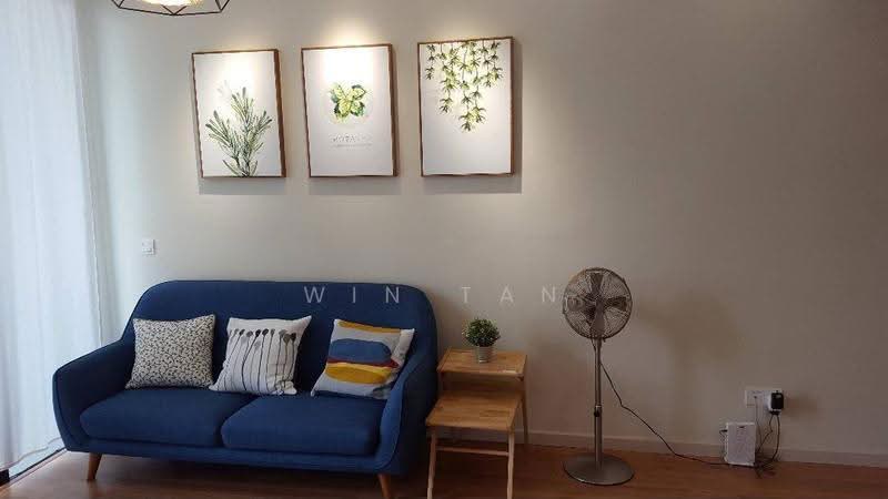 Kediaman Servis untuk Dijual di Greenfield Regency - Win Tan - Living Room - PropertyGuru.com.my
