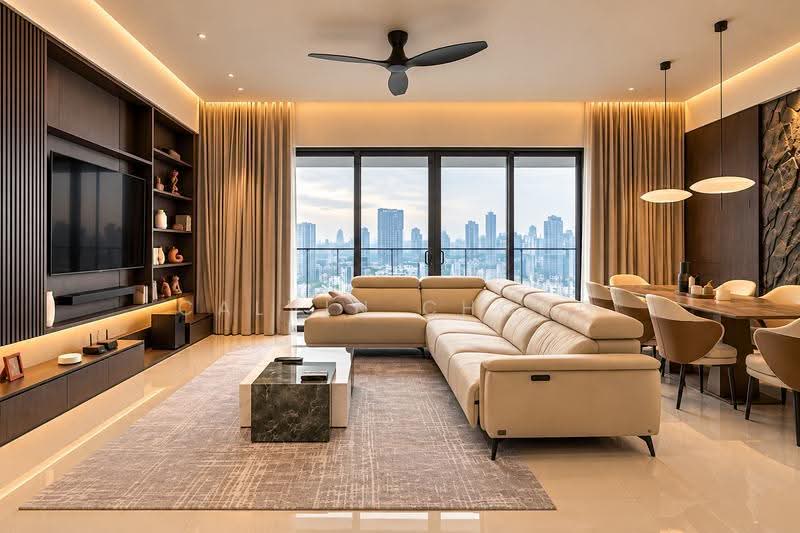 Condominium for Rent at Setia Sky Seputeh - Calvin Chong - Living Room - PropertyGuru.com.my