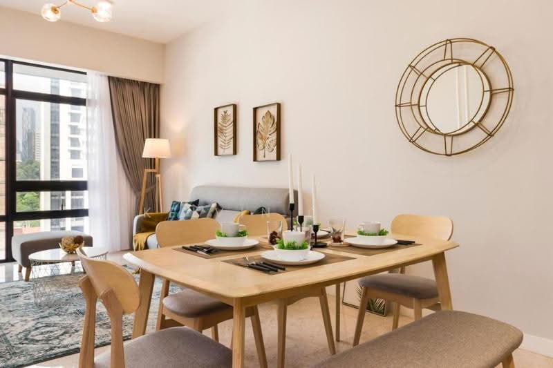 Kediaman Servis untuk Disewa di Anggun Residences - Kelvin Chia - Living Room - PropertyGuru.com.my