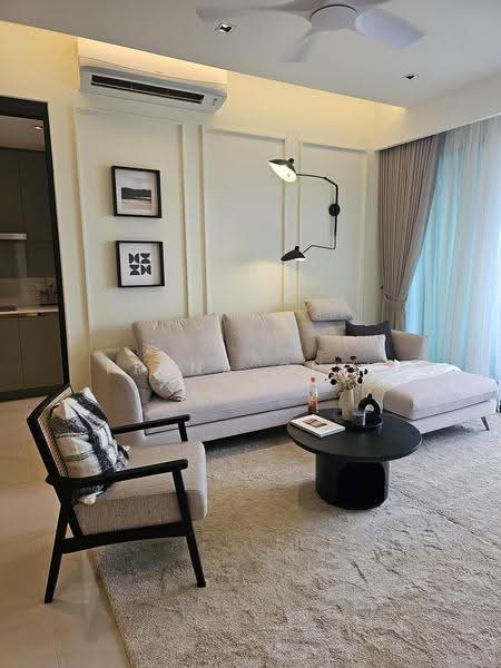 Service Residence for Rent at Residensi Solaris Parq - Fiona Chin - Living Room - PropertyGuru.com.my
