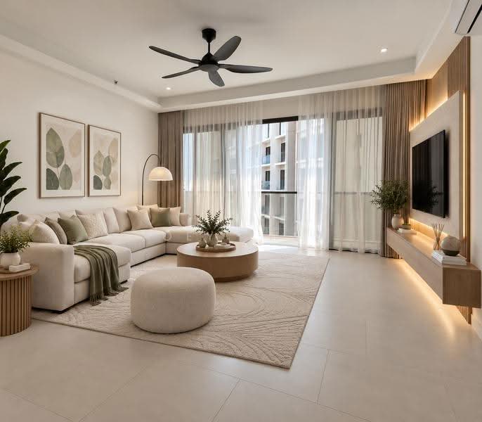 Service Residence for Rent at Jendela Residences - Joey Chua - Living Room - PropertyGuru.com.my