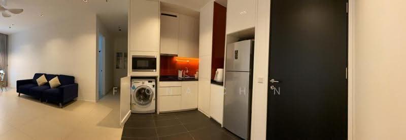 Kediaman Servis untuk Disewa di Arcoris SOHO - Fiona Chin - Living Room - PropertyGuru.com.my