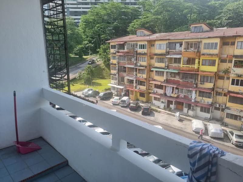 Flat for Sale at Taman Bukit Ria - Sam Yap - Balcony - PropertyGuru.com.my