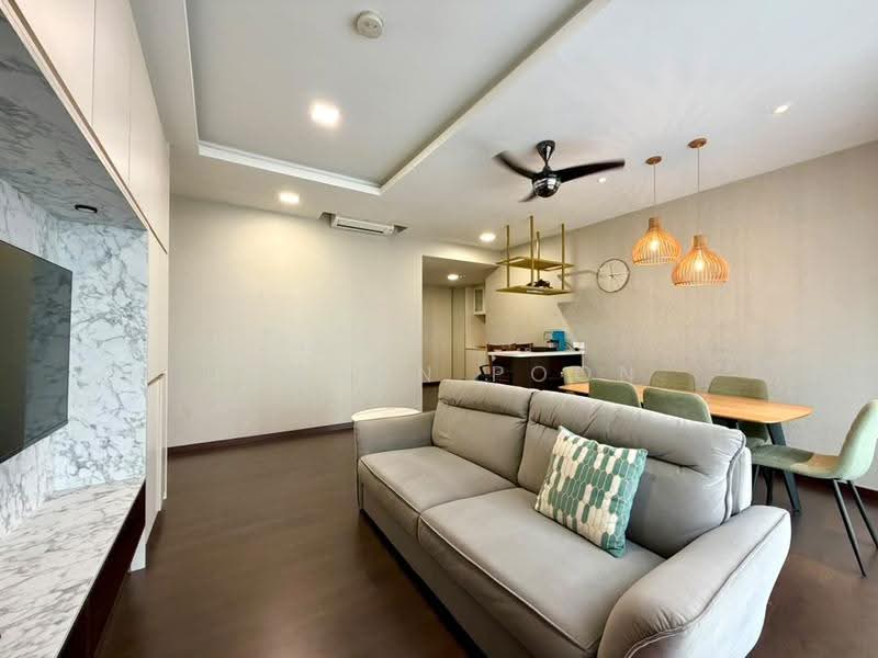 Service Residence for Rent at SqWhere Service Apartments - Lennon Poon - Living Room - PropertyGuru.com.my