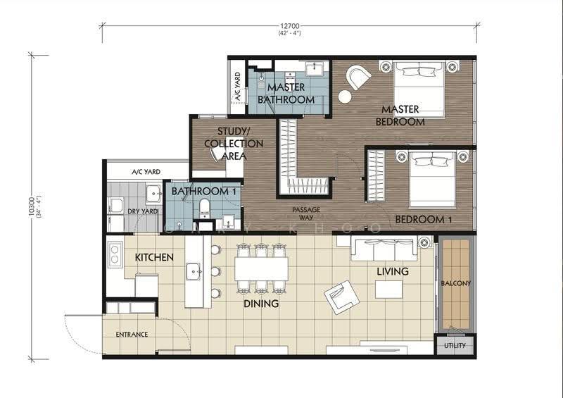 Kondominium untuk Disewa di Queens Residences Q1 @ Queens Waterfront - Gary Khoo - PropertyGuru.com.my