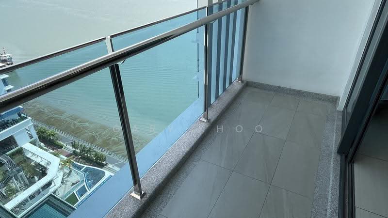 Kondominium untuk Disewa di Queens Residences Q1 @ Queens Waterfront - Gary Khoo - Balcony - PropertyGuru.com.my