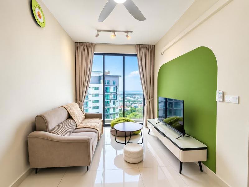 Kediaman Servis untuk Dijual di Maple Residences @ Bandar Bestari Klang - Kho Daniel - Living Room - PropertyGuru.com.my