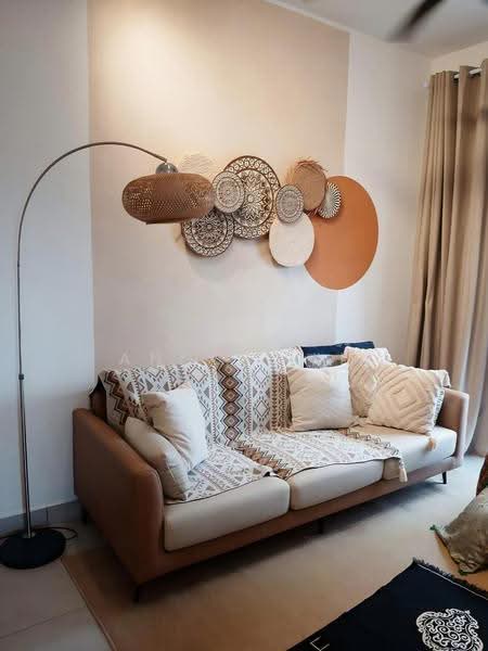 Service Residence for Sale at Residensi Rimbun @ Canopy Hills - Angel Lim - Sofa_Decorative Standing Light - PropertyGuru.com.my