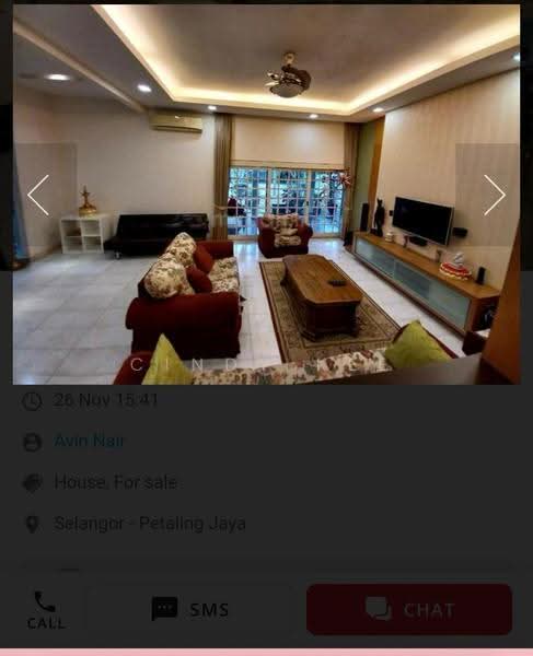 Link Bungalow for Sale in SS2 (Petaling Jaya) - Cindy Kee - Living Room - PropertyGuru.com.my
