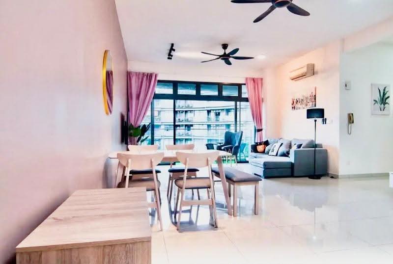 Kondominium untuk Disewa di Mirage By The Lake - Allyson Wong - Living Room - PropertyGuru.com.my