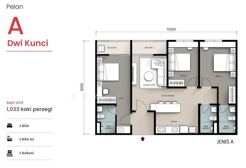 Service Residence for Sale at Seiras Residences - Grace Goh - PropertyGuru.com.my