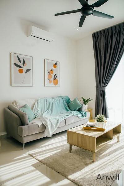 Service Residence for Sale at OSK Areca - Eunice Kerk - Living Room - PropertyGuru.com.my