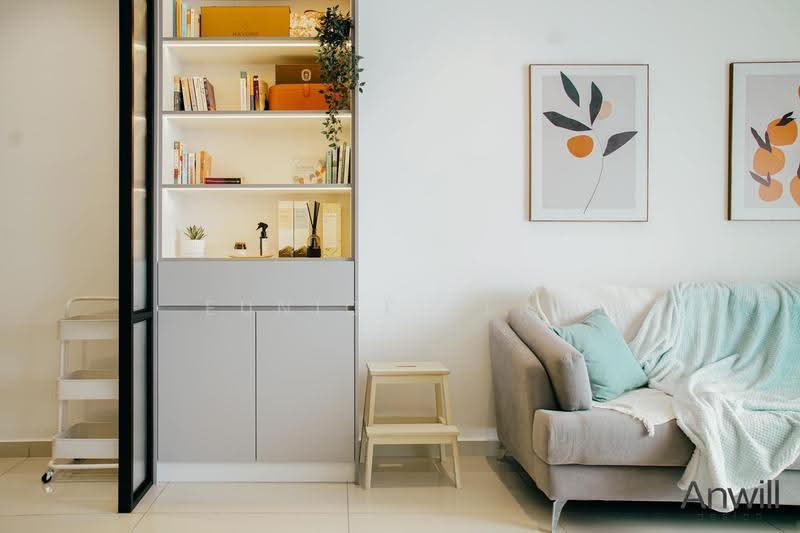 Service Residence for Sale at OSK Areca - Eunice Kerk - Living Room - PropertyGuru.com.my