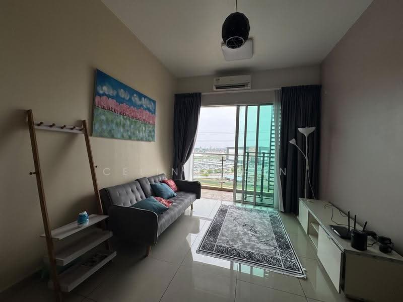 Service Residence for Sale at Parkland Residence - Celine Chen - Living Room - PropertyGuru.com.my