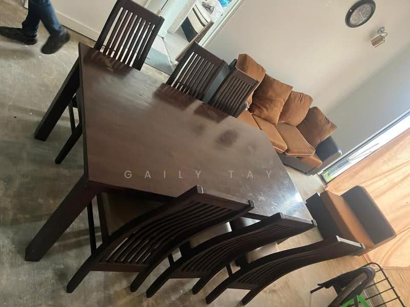 Apartment for Rent at Kempas Apartment - Gaily Tay - Dining Room - PropertyGuru.com.my