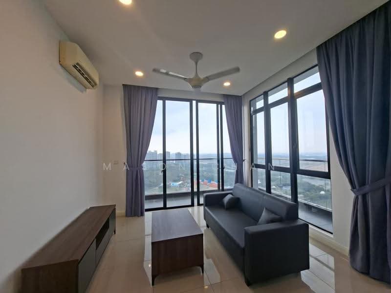 Service Residence for Rent at D'Pristine - Mason Chan - Living Room - PropertyGuru.com.my