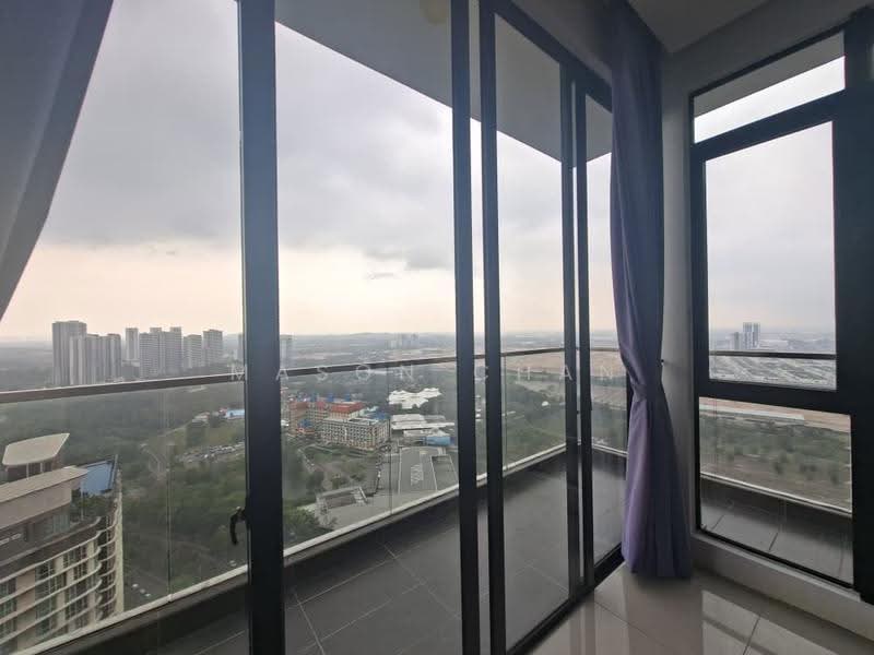 Service Residence for Rent at D'Pristine - Mason Chan - Balcony - PropertyGuru.com.my