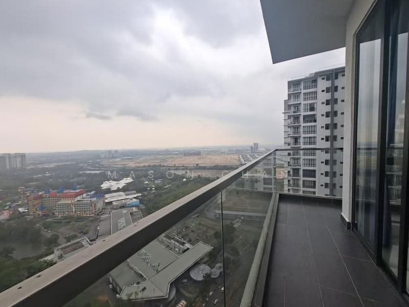 Service Residence for Rent at D'Pristine - Mason Chan - Balcony - PropertyGuru.com.my