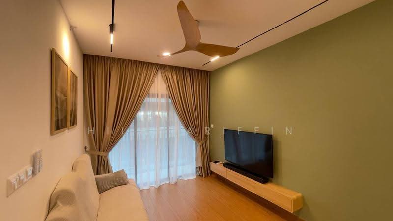 Service Residence for Rent at Maya Bay Residences @ Gamuda Cove - Hilmi Ariffin - Living Room - PropertyGuru.com.my