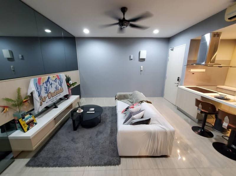 Service Residence for Rent at Eve Suite / NZX Square - David Yap - Living Room - PropertyGuru.com.my