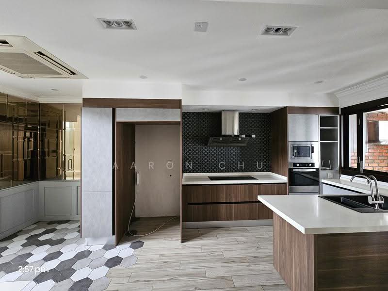 3-storey Terraced House for Sale in Kota Kinabalu (Sabah) - Aaron Chu - Dry Kitchen & Dining Area - PropertyGuru.com.my