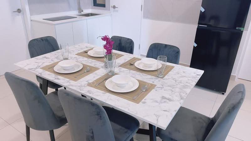 Service Residence for Rent at AraTre' Residences - Tom Ting - Dining Room - PropertyGuru.com.my