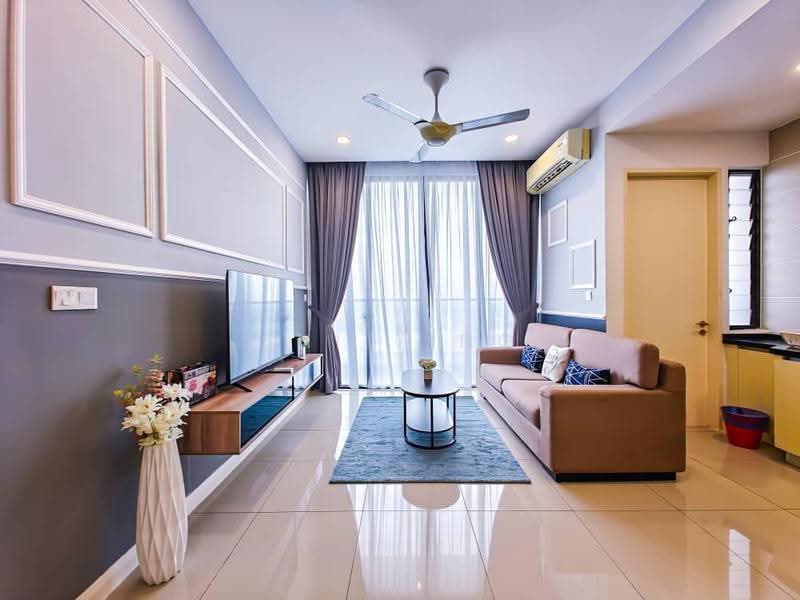 Service Residence for Sale at D'Pristine - Shi Ting - Living Room - PropertyGuru.com.my