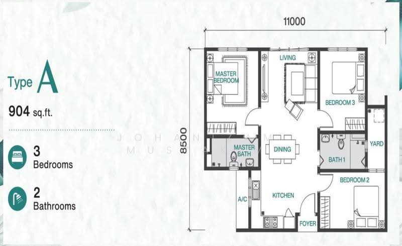 Apartment for Sale at Caladia - Johanizam Mustakim - PropertyGuru.com.my