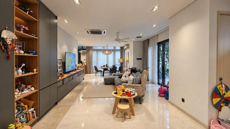Semi-Detached House for Sale in Lake Fields (Sungai Besi) - Janice Lau - Living Room - PropertyGuru.com.my