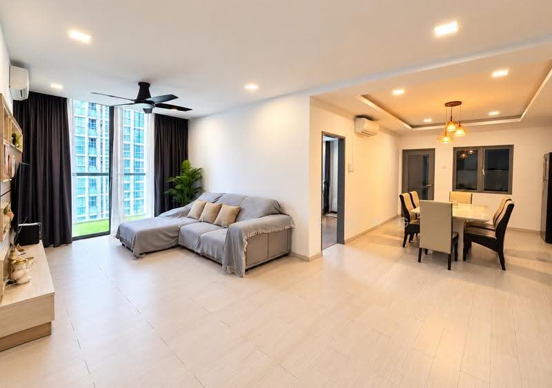 Kondominium untuk Disewa di Lakefront Residence - Xavier Chong - Living Room - PropertyGuru.com.my