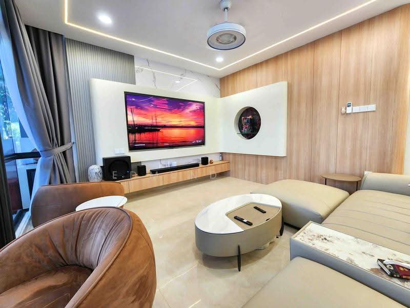 Semi-Detached House for Sale in Lake Fields (Sungai Besi) - Edmund Lee - Living Room - PropertyGuru.com.my