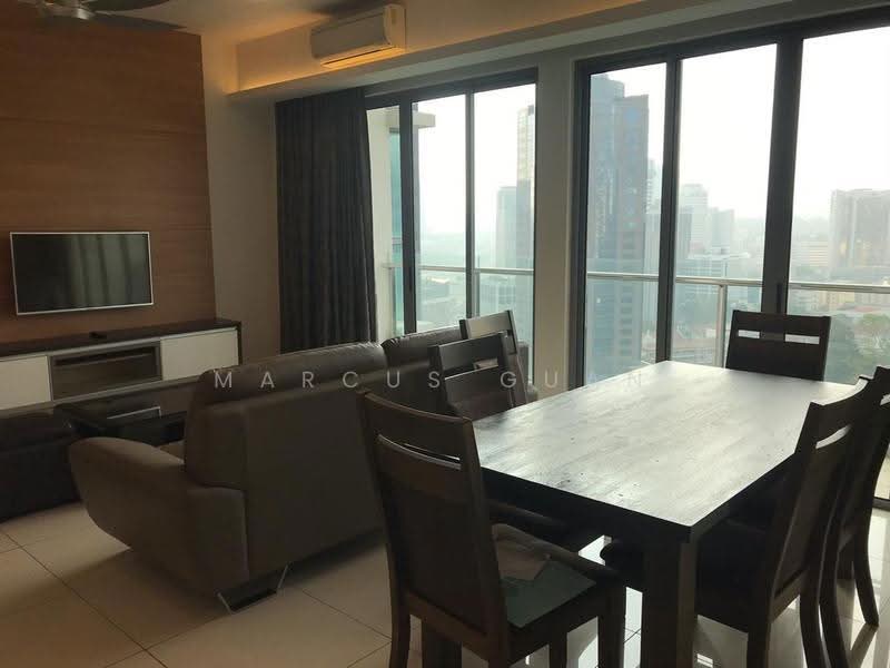 Service Residence for Rent at Suasana Bukit Ceylon / Raja Chulan Residences - Marcus Guan - Living Room - PropertyGuru.com.my