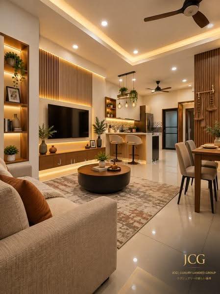 Cluster House for Sale in Shah Alam (Selangor) - Jun Chan - Living Room - PropertyGuru.com.my