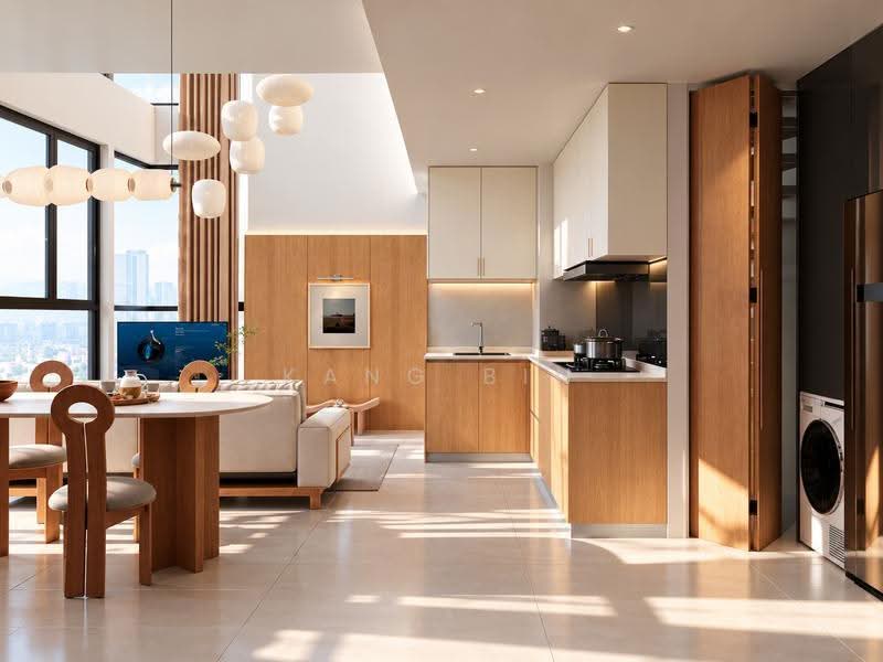 Condominium for Sale at The Elysia Park Residence - Kang Bin - Living Room - PropertyGuru.com.my